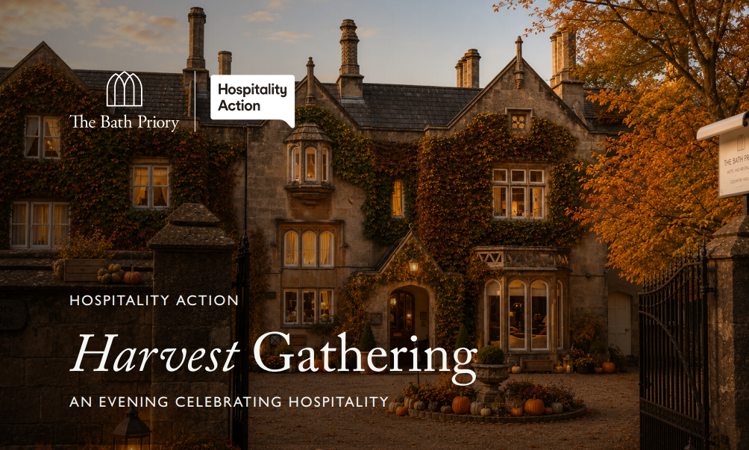Harvest Gathering, an evening celebrating hospitality. An event hosted by The Bath Priory.