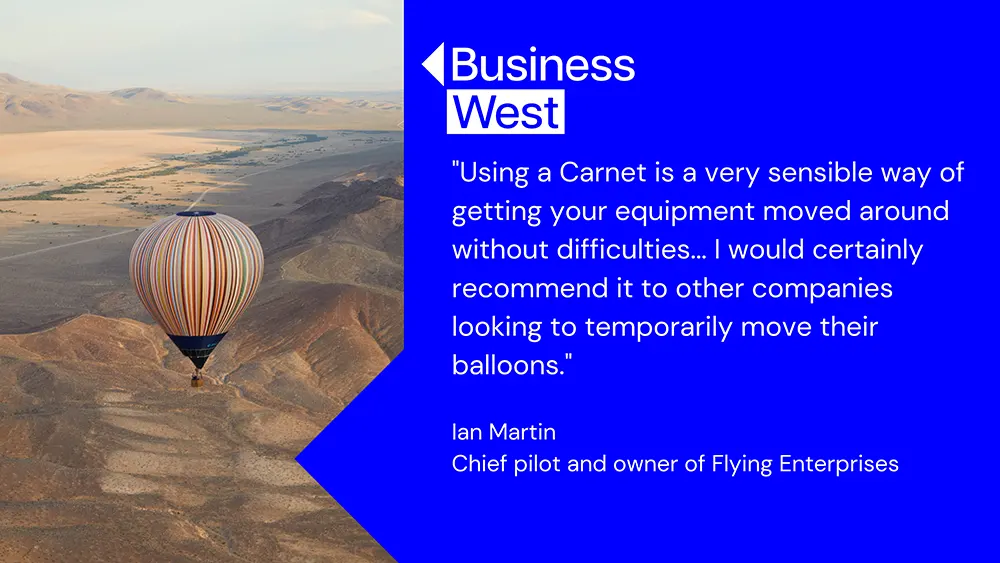 ATA Carnet for hot air balloons, Hot air balloon transport, how to apply for ATA Carnet, How to take your hot air balloon to EU, Temporary export hot air balloon, Temporary export to EU, Balloon fiesta