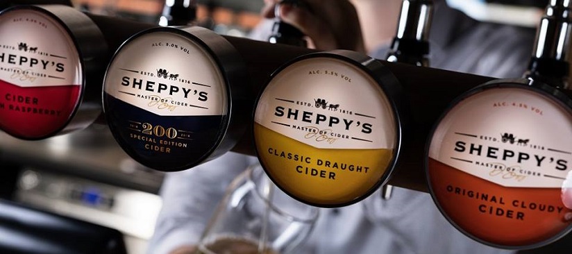 Sheppy's Cider on draught