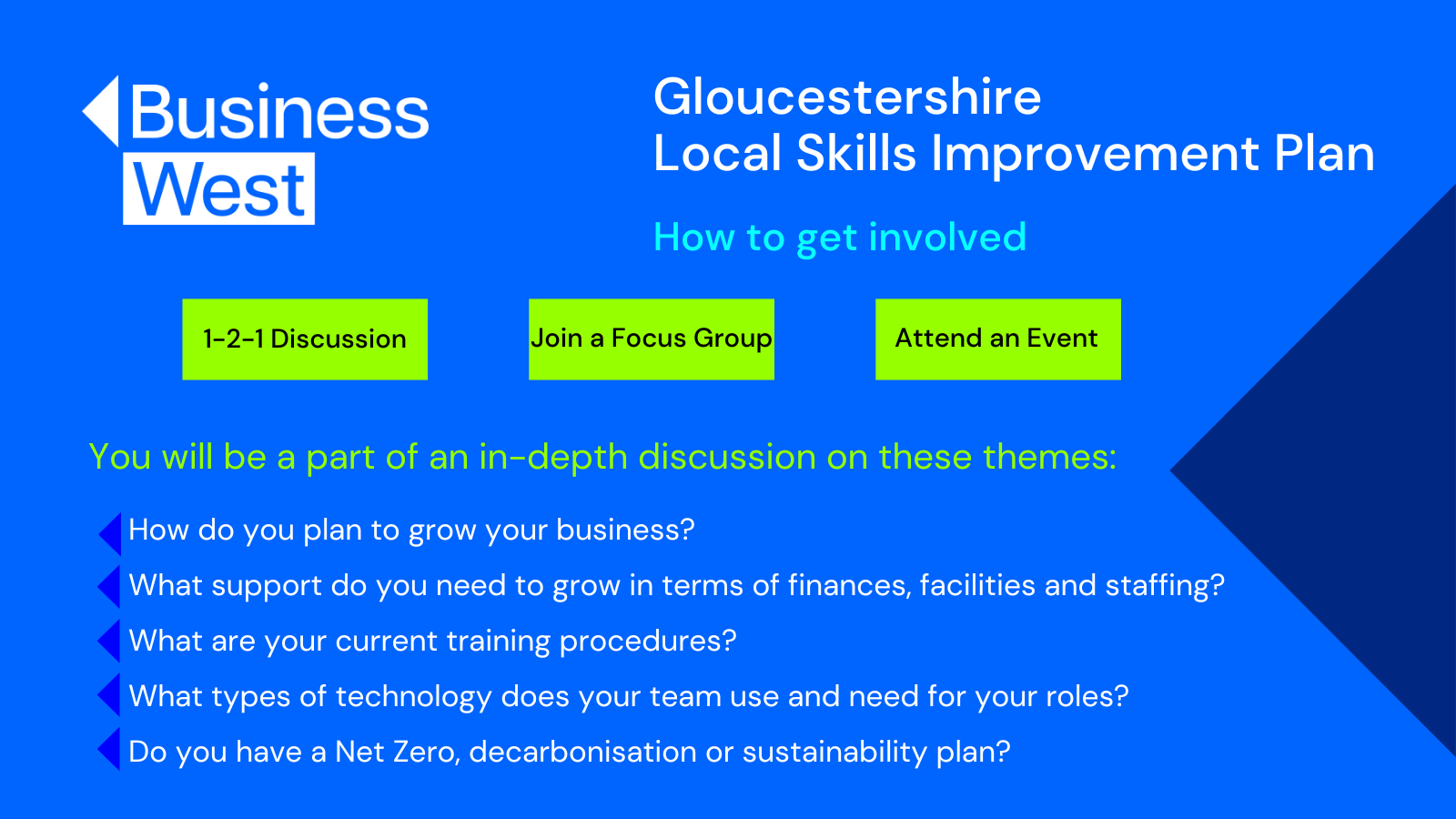 How to get involved with Gloucestershire LSIP
